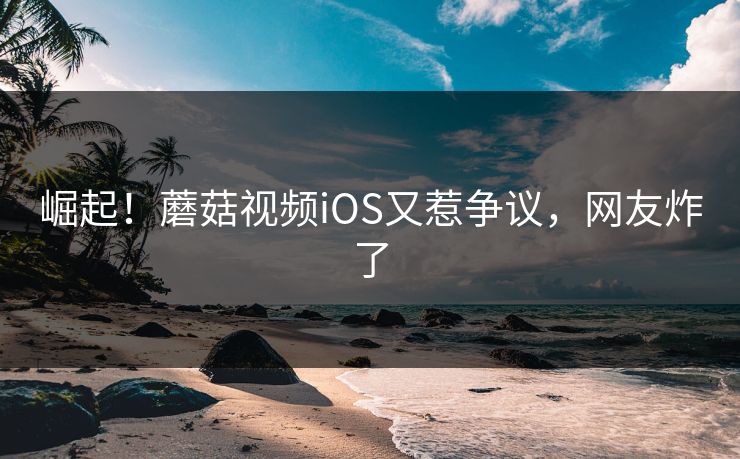 崛起！蘑菇视频iOS又惹争议，网友炸了